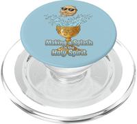 Making a Splash in the Holy Spirit First Communion Baptism PopSockets PopGrip for MagSafe