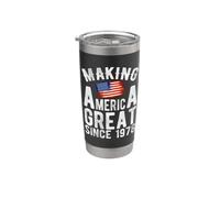 Making America Great Since 1978 48 Year Old Men Women Stainless Steel Insulated Tumbler