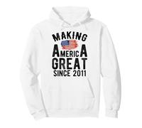 Making America Great Since 2011 15 Year Old Boys Girls Pullover Hoodie