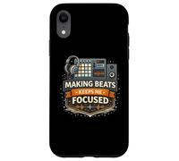 Making Beats Keeps Me Focused Music Producer Mindset Case for iPhone XR