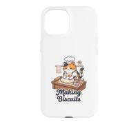 Making Biscuits Baking Cat Cute Baker Kitty Case for iPhone 15