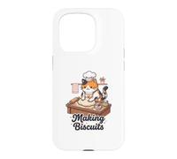 Making Biscuits Baking Cat Cute Baker Kitty Case for iPhone 15 Pro