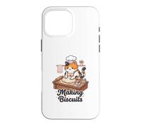 Making Biscuits Baking Cat Cute Baker Kitty Case for iPhone 16 Pro Max