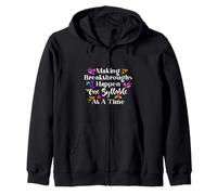 Making Breakthroughs One Syllable At A Time Speech Therapy Zip Hoodie
