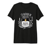 Making Candles is My Self Care Candle Making Hobby Premium T-Shirt