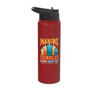 Making Candles is Soy Much Fun Candle Making Stainless Steel Insulated Water Bottle