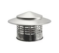 Making Chimney Caps | Round Chimney Cap | Conical Upper Chimney Cap | Stainless Steel Air Outlet Roof Pipe Exhaust Hood | Flue Pipe Rain Cover Vent Cap for Chimney