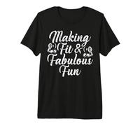 Making Fit and Fabulous Fun Personal Trainer Premium T-Shirt