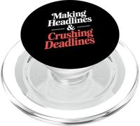Making Headlines And Crushing Deadlines Editor PopSockets PopGrip for MagSafe