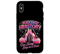 Making Herstory One Sassy Step at a Time Case for iPhone X/XS