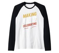 Making History Not Just Celebrating It Hispanic Heritage Raglan Baseball Tee