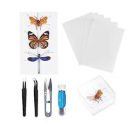 Making Insect Specimen Tools Kit, Insect Pins,Insect Pinning Board, Wings Pressing Paper,Tweezers, Scissors, Insect Display Case, Insect Collection for Bug Hobbyist/Biology Projects