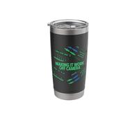 Making It Work Off Camera Video Editor Production Work Stainless Steel Insulated Tumbler