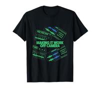 Making It Work Off Camera Video Editor Production Work T-Shirt
