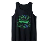 Making It Work Off Camera Video Editor Production Work Tank Top