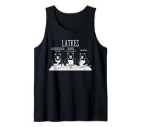 Making Latkes Funny Hanukkah Chanukah Retro Rosh Hashanah Tank Top