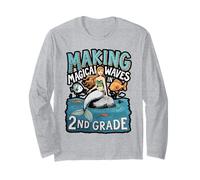 Making Magical Waves in 2nd Grade Mermaid Theme Long Sleeve T-Shirt