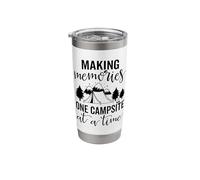 Making Memories One Campsite At A Time Camping Campfire Stainless Steel Insulated Tumbler