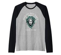Making Men Hard Since 700 BC, Medusa Tee Greek Mythology Raglan Baseball Tee