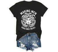 Making Men Hard Since 700 BC Shirt Feminist Medusa Ancient T-Shirt Unisex Black