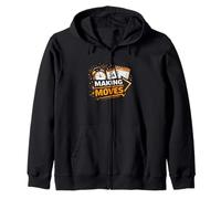 Making Moves Daily Action Driven Mindset Identity Zip Hoodie