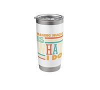 Making Music is What I Do Retro Style Stainless Steel Insulated Tumbler