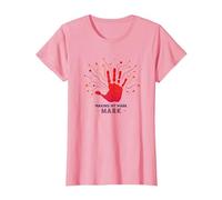 Making My Mark Handprint Artistic Expression T-Shirt, Women, Pink, XL