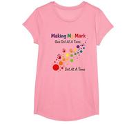 Making My Mark: Inspiring Rainbow Handprint Journey T-Shirt, Girls, Pink, Small