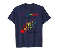 Making My Mark: Inspiring Rainbow Handprint Journey T-Shirt, Men, Navy, S