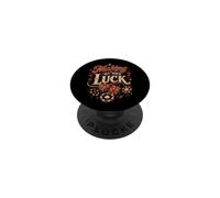 Making My Own Luck Dice & Poker Retro PopSockets Adhesive PopGrip