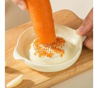 Making Pastes Gingers Puree Manual Grater Grinder Safe for Food Preparation in Homes Kitchens Ceramic Garlic Masher, Ceramic GarlicMasher, for Fruits Vegetables Garlic