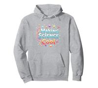 Making Science Cool: Inspiring STEM Enthusiasts Pullover Hoodie, Adult Unisex, Heather Grey, XL