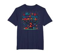Making Second Grade Memorable T-Shirt, Men's Big and Tall, Navy, 6X Tall
