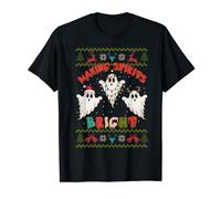 Making Spirits Bright Spooky Ugly Christmas Sweater T-Shirt