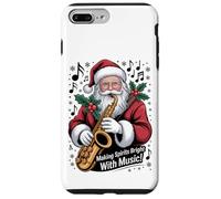 Making Spirits Bright With Music - Santa Sax Vibes Case for iPhone 7 Plus/8 Plus