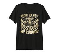 Making The Aisle My Runway Flight Attendant Premium T-Shirt