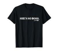 Making the Cut "She's So Boss" - White Text T-Shirt