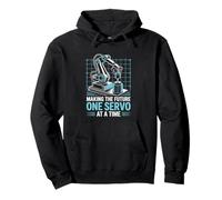 Making The Future One Servo At A Time Robotics Engineer Pullover Hoodie