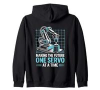 Making The Future One Servo At A Time Robotics Engineer Zip Hoodie