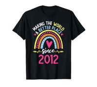 Making The World A Better Place Since 2012 12th Birthday T-Shirt