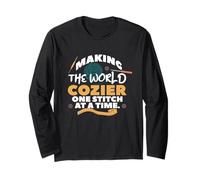 Making The World Cozier ONE Stitch at ATIME. Long Sleeve T-Shirt