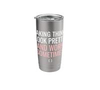 Making Things Look Pretty Frontend UI Developer Web Coder Stainless Steel Insulated Tumbler