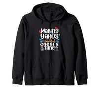 Making Yards Beautiful One At A Time Gardening Gardener Zip Hoodie
