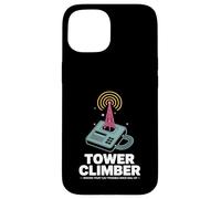 Making Your LOL Possible Since Dial-Up Tower Climber Case for iPhone 15