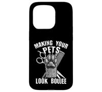 Making Your Pets Look Boujee Funny Dog Grooming Case for iPhone 15 Pro