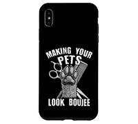 Making Your Pets Look Boujee Funny Dog Grooming Case for iPhone XS Max