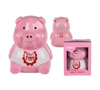 makio Pig Guardian Diet for The Refrigerator, with Light and Sound Sensor. Plastic Pig. Diet Piggy Refrigerator