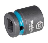 Makita E-16184 Impact Socket 1/2 Inch SW22 Short Impact Black