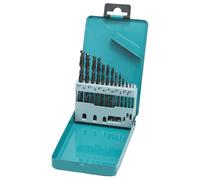 Makita Drill Bit Set D-54075 13-Piece HSS Ground Point Set Multi-Colour