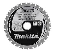 specialised Saw Blade 136 x 20 mm 30Z B33526